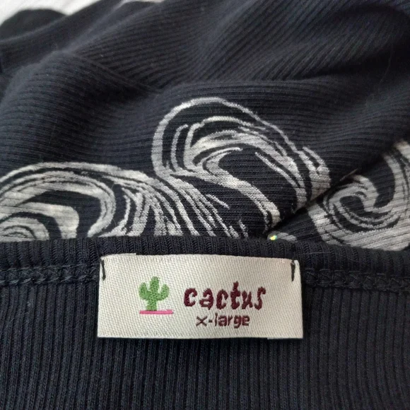 Y2K Fleur De Lis Rhinestone Mcbling Long Sleeve Shirt - Picture 6 of 9